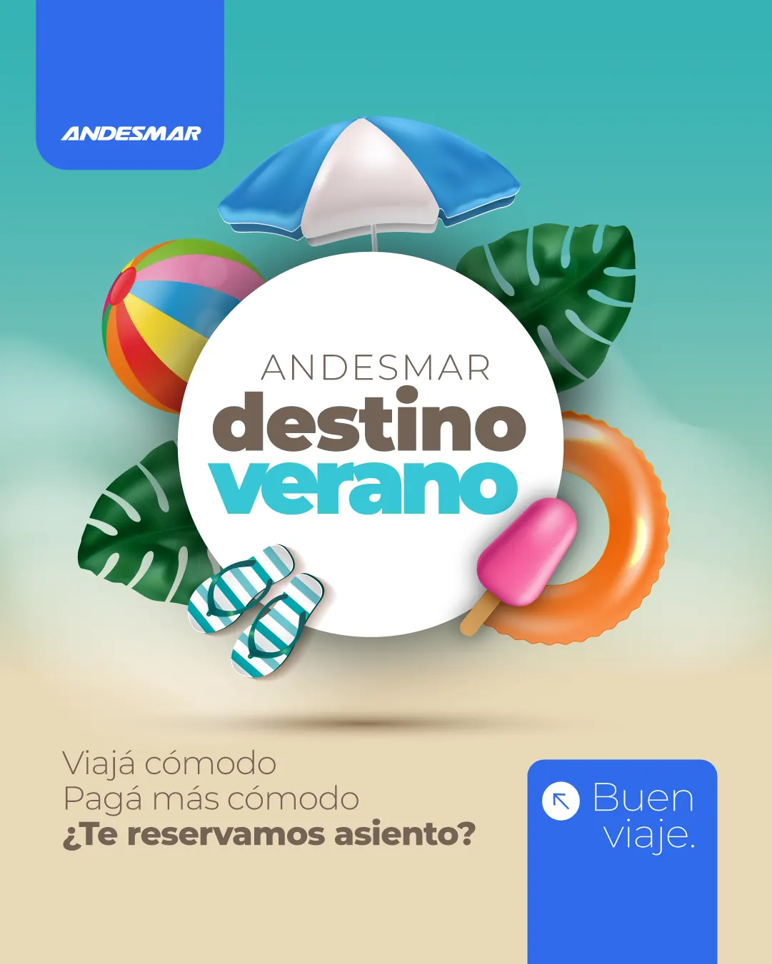 Pieza gráfica de Andesmar