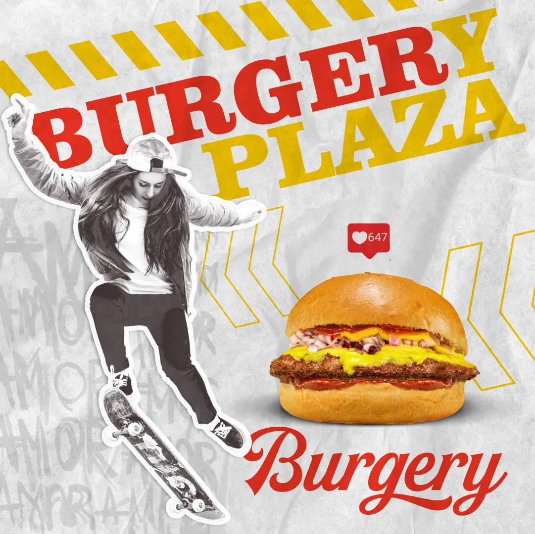 Pieza gráfica de Burgery