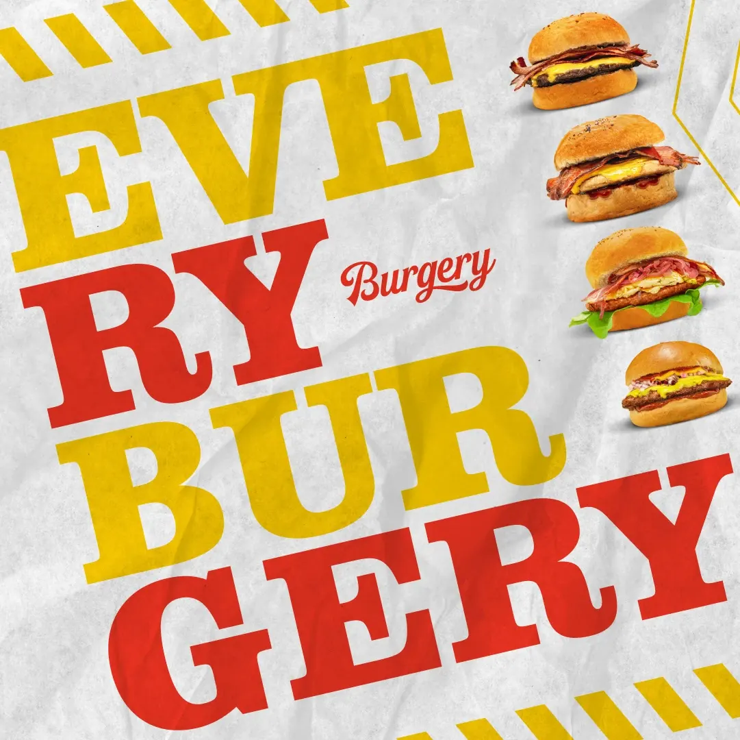 Pieza gráfica de Burgery