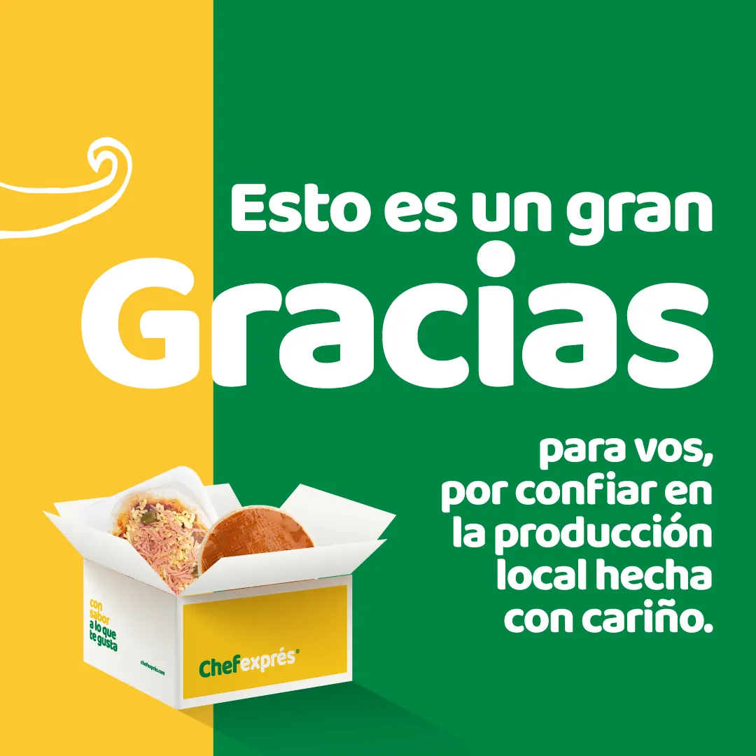 Pieza gráfica de Chef Expres